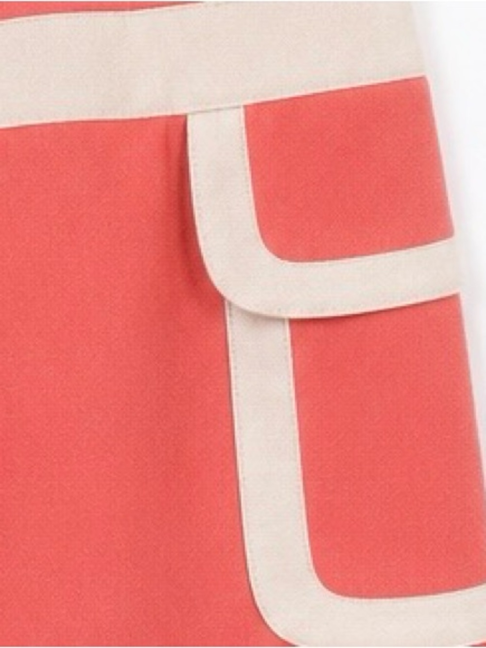 Handmade Vintage-Inspired Shift Dress - Coral/Salmon - Size Small - Picture 3 of 9